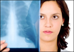 doctor with xray