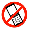 no cell phones